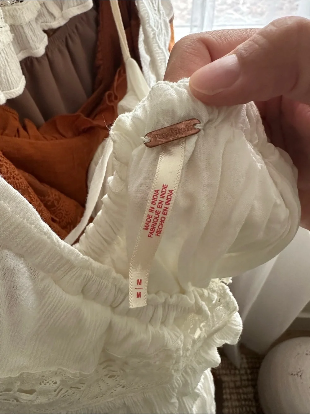 Off-Shoulder White Free People Dress - Picture 5 of 5
